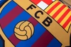 A Barcelona gránátvörös-kék díszpárnája