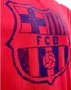 A Barça koptatott címeres pólója - M