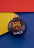 Ragyogó kék Barçás karácsonyfadísz