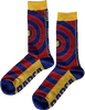 A Barcelona premium gránátvörös-kék zoknija - 43-46