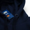 Kép 6/8 - Sötétkék, címeres Barcelona kapucnis pulóver - XL