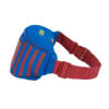 Picture 3/4 -Practical garnet-red-blue Barcelona belt bag