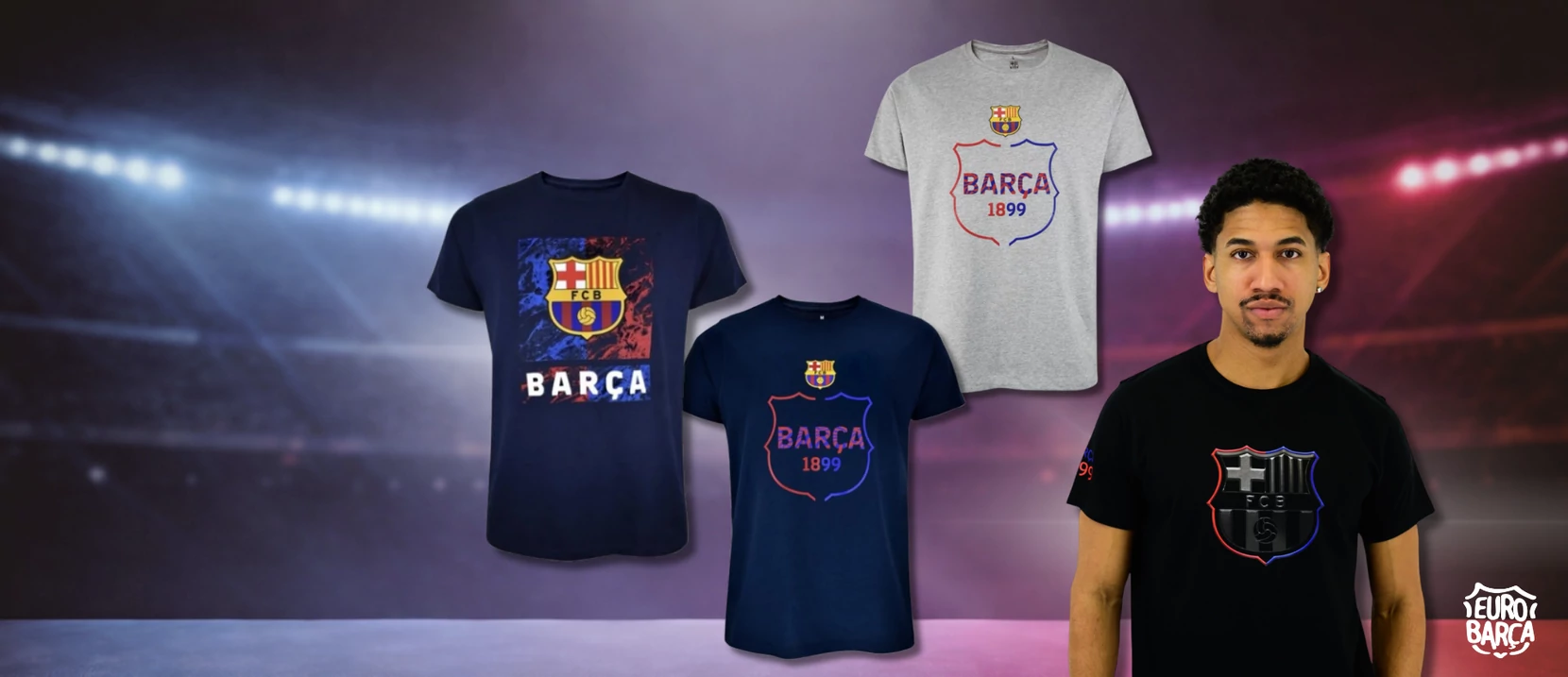 Barcelona pólók férfiaknak több színben