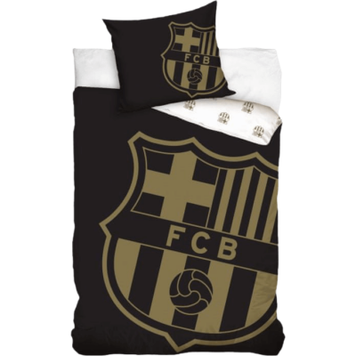 Barcelona black and gold linen set