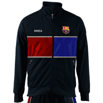 Barça garnet red and blue sweatshirt set