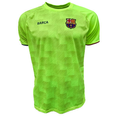 A Barça fergeteges, neon sárga edzőmeze (S-M-L)