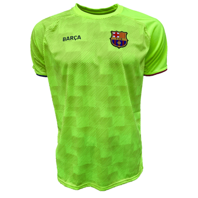 A Barça fergeteges, neon sárga edzőmeze (S-M-L)