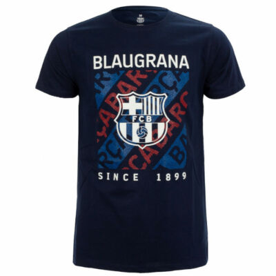 Dark blue Barcelona T-shirt with crest