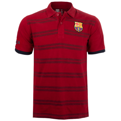 Barcelona garnet red polo shirt