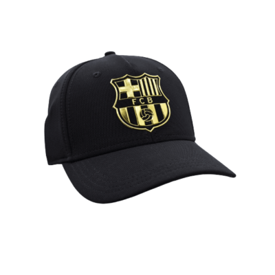 Barça's brilliant black and gold cap