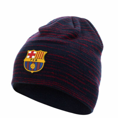 Barcelona winter cap with stripes