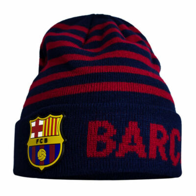 Your Barça garnet red and blue winter cap