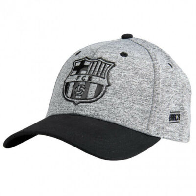 The elegant grey Barcelona baseball cap