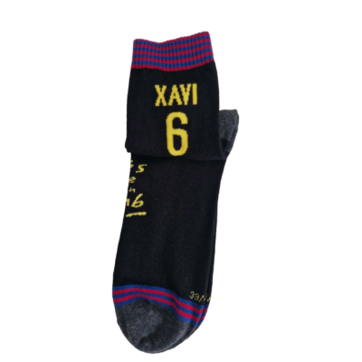 Xavi - Barçás legenda zokni, fekete