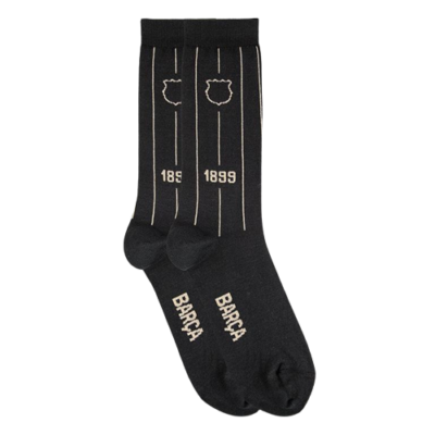 Barcelona black socks with crest