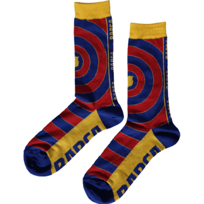 Barcelona premium garnet red-blue socks
