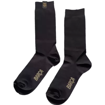 Barcelona premium black socks