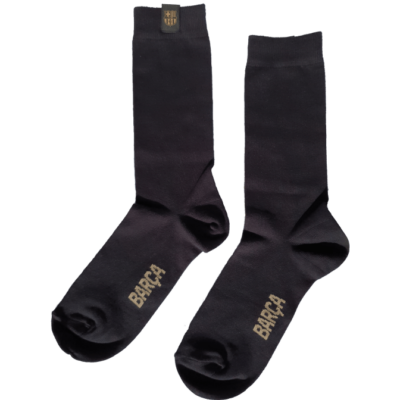 Barcelona premium black socks