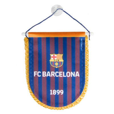 Striped Barça supporters flag - large