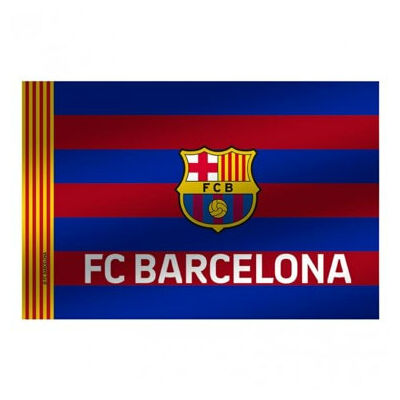 Pompázó blaugrana Barcelona zászló