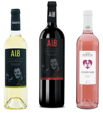 Iniesta: 3-as válogatás boros csomag prémium díszdobozban