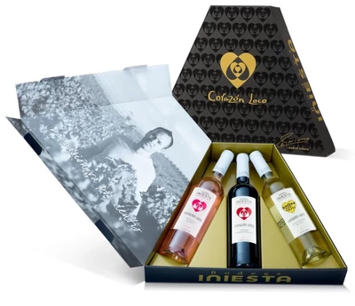 Iniesta: 3-as válogatás boros csomag prémium díszdobozban