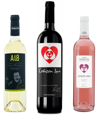 Iniesta: 3-as válogatás boros csomag