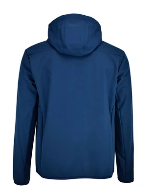 A Barcelona kék softshell kabátja