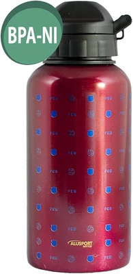 Gránátvörös Barcelona gyerek kulacs