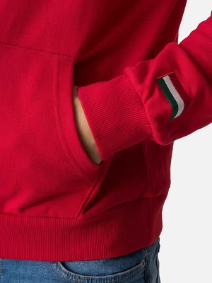 Magyar válogatott piros kapucnis pulóver - 2XL