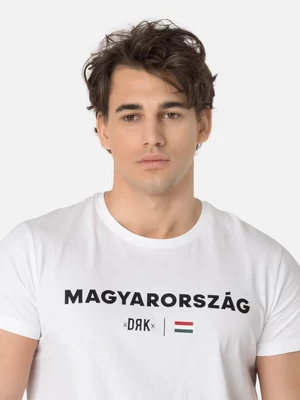 Lehengerlő magyar válogatott szurkolói póló - fehér - M