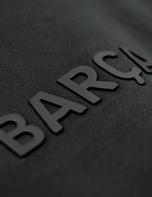 FC Barcelona letisztult fekete melegítő szettje