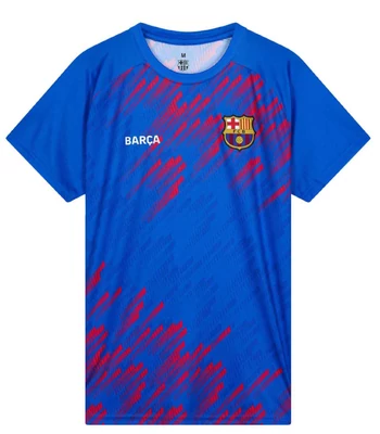 Gránátvörös-kék Barçás edzőmez - XL