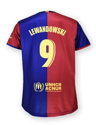 FC Barcelona 24-25 prémium hazai szurkolói mez, replika - Lewandowski 9