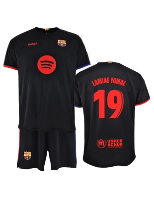 FC Barcelona 2024-25 prémium második számú gyerek szurkolói mez szerelés - Lamine Yamal 19
