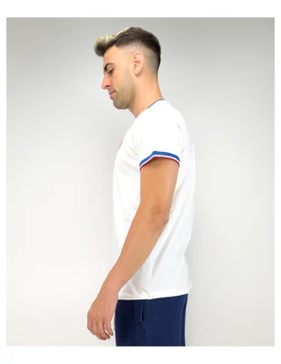 Elegáns, minimalista Barçás póló - fehér - XL