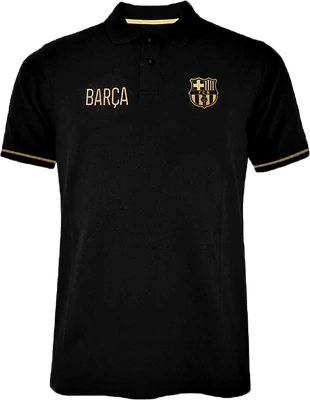 A Barcelona elegáns fekete - arany pólója - L