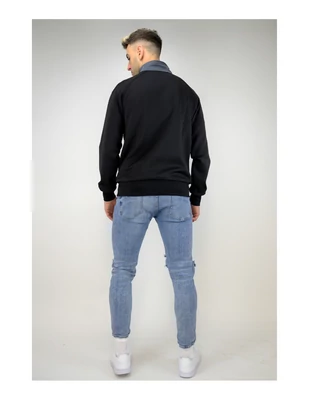 Prémium fekete-arany Barcelona kardigán - 2XL