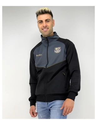 Prémium fekete-arany Barcelona kardigán - 2XL
