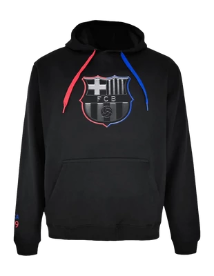 2024-25-ös fekete Barça kapucnis pulóver