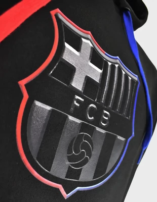 2024-25-ös fekete Barça kapucnis pulóver