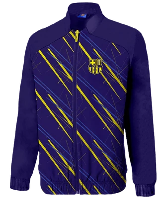 A Barça sportos, cipzáras edző pulóvere