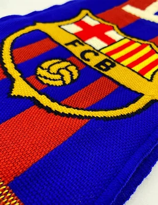 A Barcelona klasszikus szurkolói sálja - egyoldalas, standard