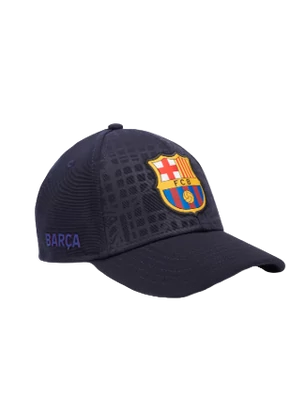 FC Barcelona fergeteges, kék baseball sapka