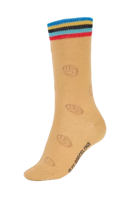 Barcelona 30 - aranyszínű Barçás zokni