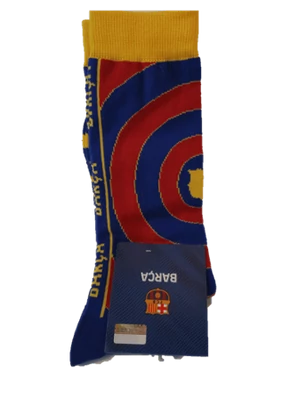 A Barcelona premium gránátvörös-kék zoknija