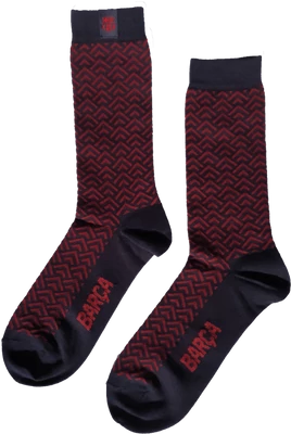 A Barça gránátvörös-kék üzleti zoknija