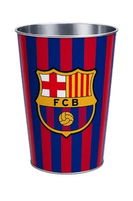  FC Barcelona címerrel díszített fém papírkosár