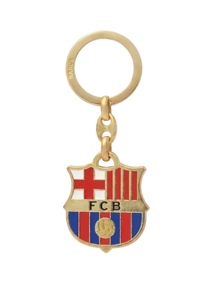 FC Barcelona aranypajzsos kulcstartó