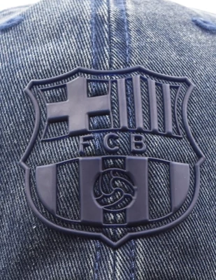 Stílusos sötétszürke Barcelona baseball sapka